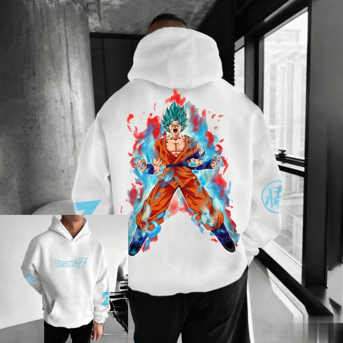 2026 New New Dragon Ball Graphic Pullover Hoodie Men Women Streetwear Oversize Casual Anime Print Hooded Sweatshirt Y2k Top