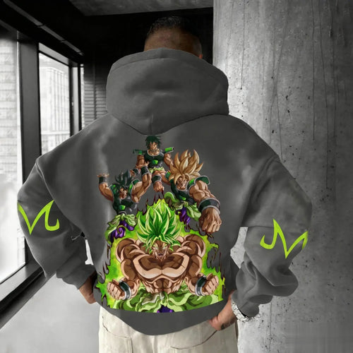 2026 New New Dragon Ball Graphic Pullover Hoodie Men Women Streetwear Oversize Casual Anime Print Hooded Sweatshirt Y2k Top